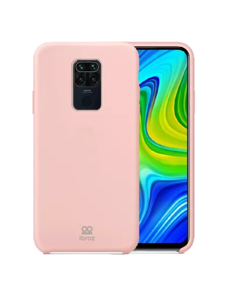 Xiaomi Redmi Note 9 Coque Liquid Silicone Soft Touch - Rose | Ibroz