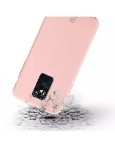 Xiaomi Redmi Note 9 Coque Liquid Silicone Soft Touch - Rose | Ibroz
