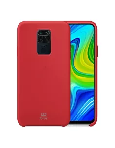 Xiaomi Redmi Note 9 Coque Liquid Silicone Soft Touch - Rouge | Ibroz