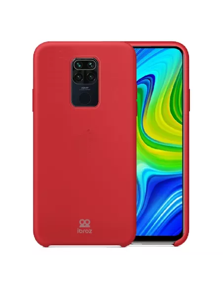 Xiaomi Redmi Note 9 Coque Liquid Silicone Soft Touch - Rouge | Ibroz