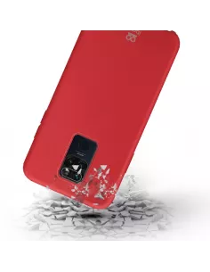 Xiaomi Redmi Note 9 Liquid Silicone Soft Touch Case - Red | Ibroz 2