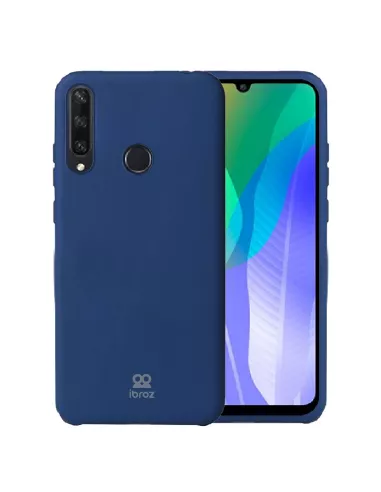 Huawei Y6P (2020) Liquid Silicone Soft Touch Case - Blue | Ibroz