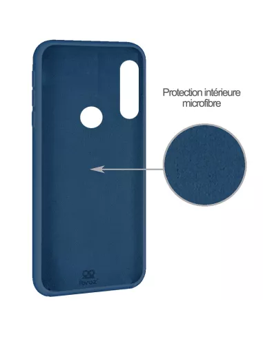 Huawei Y6P (2020) Liquid Silicone Soft Touch Case - Blue | Ibroz
