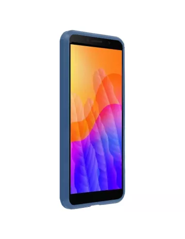 Huawei Y5P (2020) Coque Liquid Silicone Soft Touch - Bleu | Ibroz