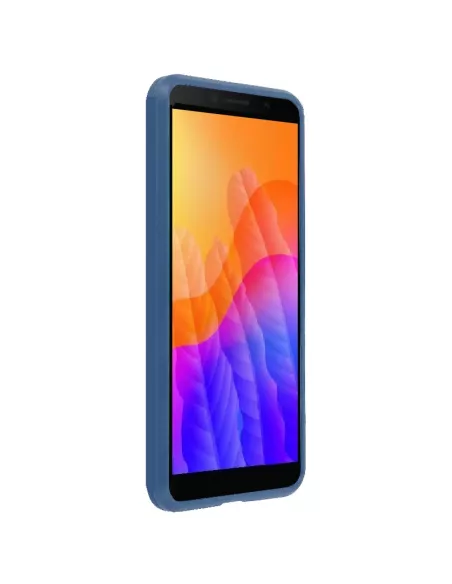 Huawei Y5P (2020) Coque Liquid Silicone Soft Touch - Bleu | Ibroz