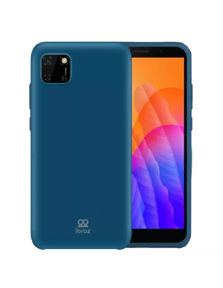 Huawei Y5P (2020) Liquid Silicone Soft Touch Case - Blue | Ibroz