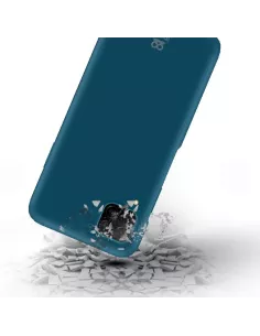 Huawei Y5P (2020) Liquid Silicone Soft Touch Case - Blue | Ibroz 2