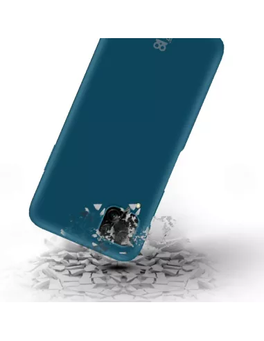 Huawei Y5P (2020) Liquid Silicone Soft Touch Case - Blue | Ibroz