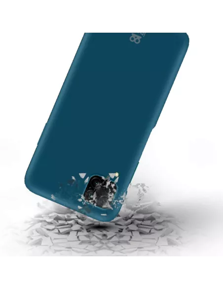 Huawei Y5P (2020) Liquid Silicone Soft Touch Case - Blue | Ibroz