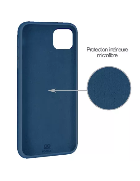 Huawei Y5P (2020) Coque Liquid Silicone Soft Touch - Bleu | Ibroz