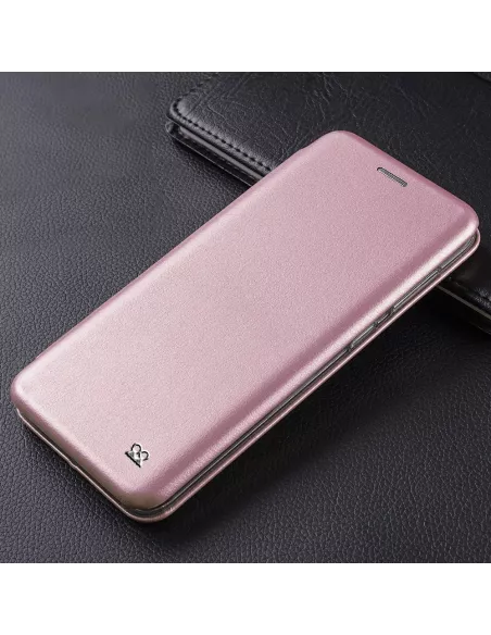 Huawei P40 Pro Etui Cuir Folio Clam - Rose Gold | Ibroz