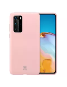 Huawei P40 Pro Coque Liquid Silicone Soft Touch - Rose | Ibroz