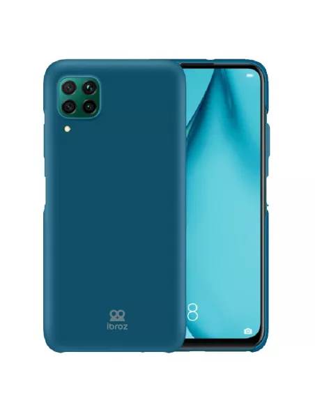 Huawei P40 Lite Coque Liquid Silicone Soft Touch - Bleu | Ibroz