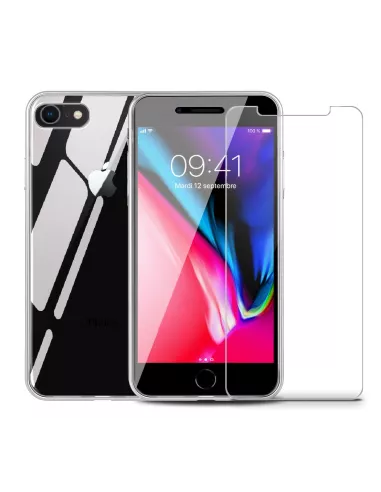 iPhone 7/8/SE Inoglass tempered glass case + 9H tempered glass | Ibroz