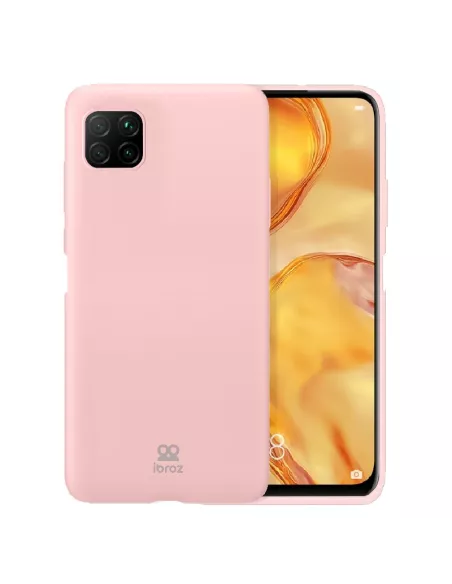 Huawei P40 Lite Coque Liquid Silicone Soft Touch - Pink | Ibroz