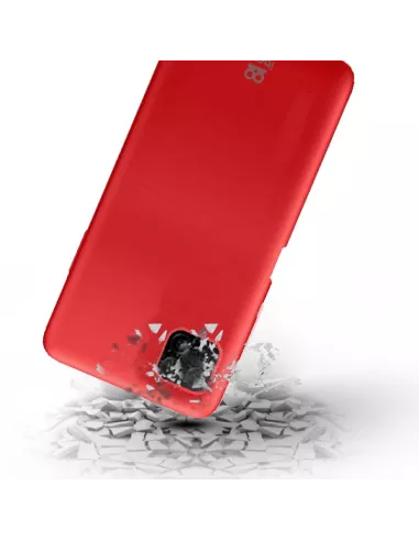 Huawei P40 Lite Coque Liquid Silicone Soft Touch - Red | Ibroz