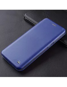 Huawei P40 Etui Cuir Folio Clam - Bleu cosmos | Ibroz 2