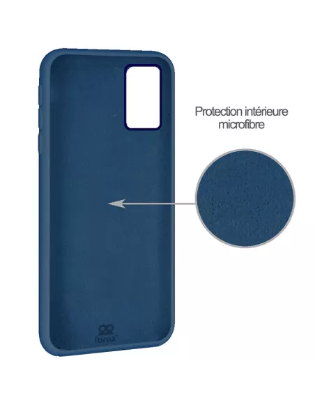 Huawei P40 Coque Liquid Silicone Soft Touch - Bleu | Ibroz