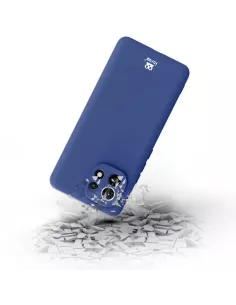 Xiaomi Mi 11 Lite Coque Liquid Silicone Soft Touch bleu + Verre Tre... 2