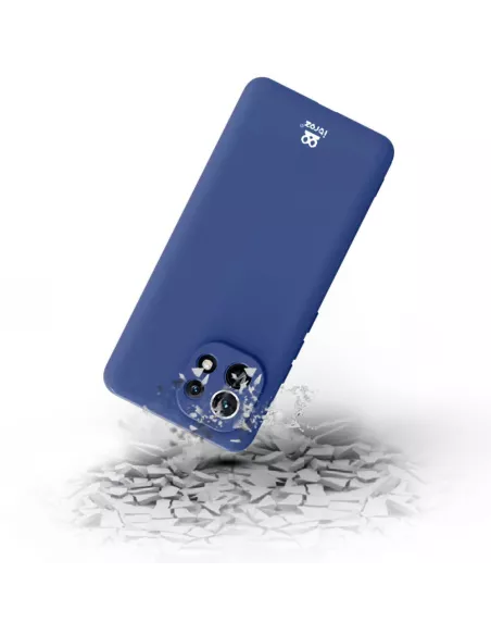 Xiaomi Mi 11 Lite Coque Liquid Silicone Soft Touch bleu + Verre Tre...