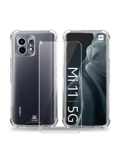 Xiaomi Mi 11 Pack Coque antichocs + Protection écran 9H - Transpare...