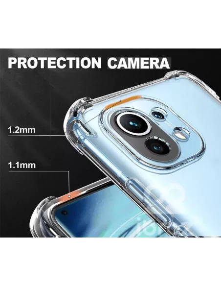 Xiaomi Mi 11 Pack Shockproof case + 9H screen protector - Transpare...