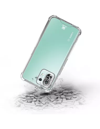 Xiaomi Mi 11 Lite Shockproof Case + 9H Screen Protector Pack - Tran...