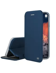 Xiaomi Mi 11 Lite Etui Cuir Folio Clam + Verre Trempé 9H - Bleu | I...