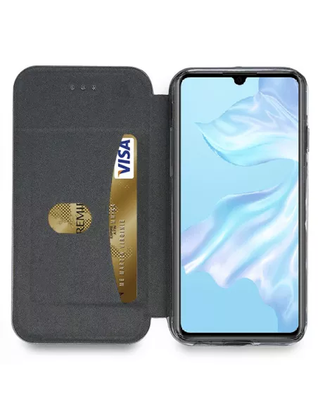 Huawei P30 Pro Etui folio cuir CLAM | Ibroz