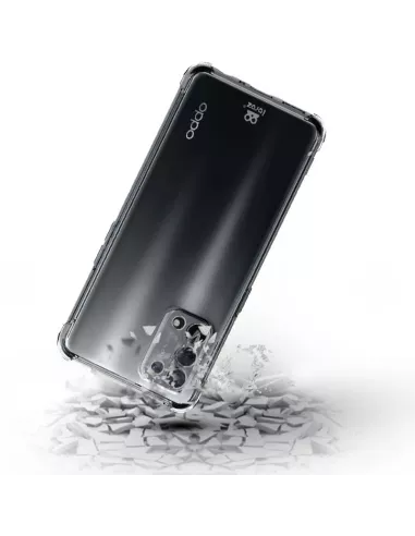 Oppo A74 Pack Coque antichocs + Protection écran 9H - Transparent |...