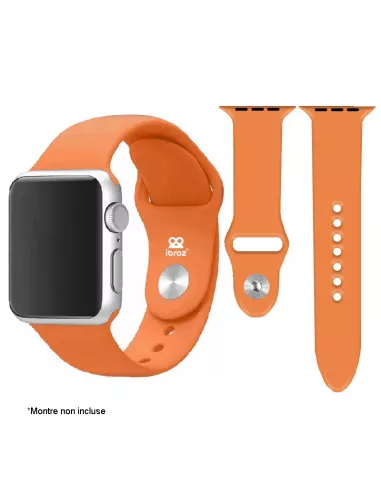 Apple Watch Band 7, 6, SE, 5, 4, 3 - SoftTouch - Orange | Ibroz