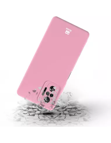 Xiaomi Redmi Note 10 PRO Coque Liquid Silicone Soft Touch rose + Ve...