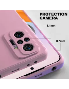 Xiaomi Redmi Note 10 PRO Case Liquid Silicone Soft Touch pink + Ve... 2