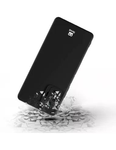 Xiaomi Redmi Note 10 PRO Coque Liquid Silicone Soft Touch noir + Ve...