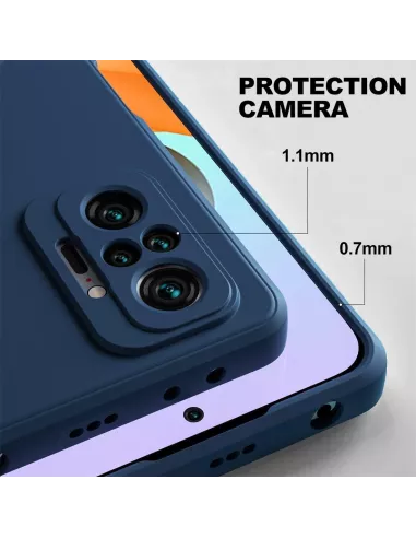 Xiaomi Redmi Note 10 PRO Liquid Silicone Soft Touch Case blue +...