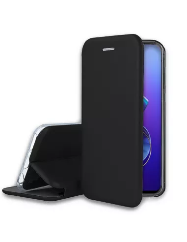 Zenfone 6 (ZS630KL) Etui folio cuir CLAM | Ibroz