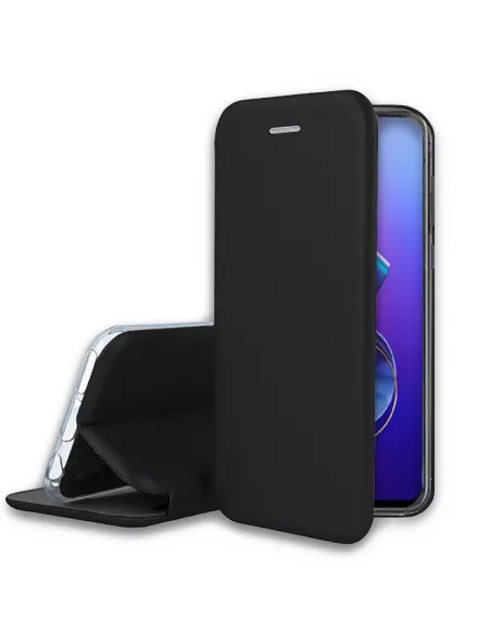 Zenfone 6 (ZS630KL) Etui folio cuir CLAM | Ibroz