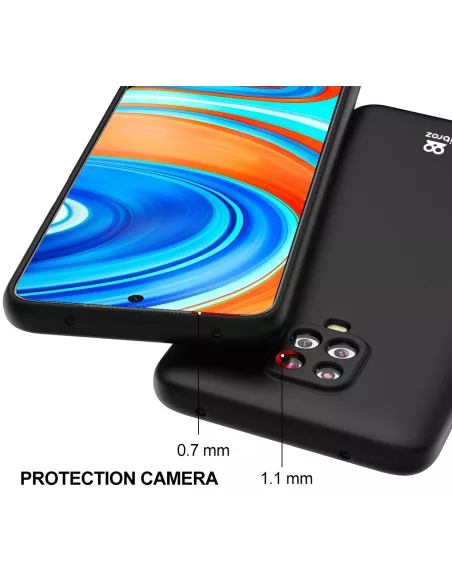 Xiaomi Redmi Note 9 Pro (2020) Coque Liquid Silicone Soft Touch - N...