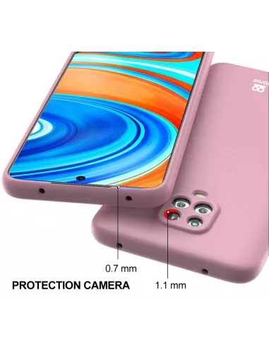 Xiaomi Redmi Note 9 Pro (2020) Coque Liquid Silicone Soft Touch - R...