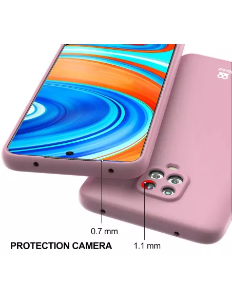 Xiaomi Redmi Note 9 Pro (2020) Coque Liquid Silicone Soft Touch - R...