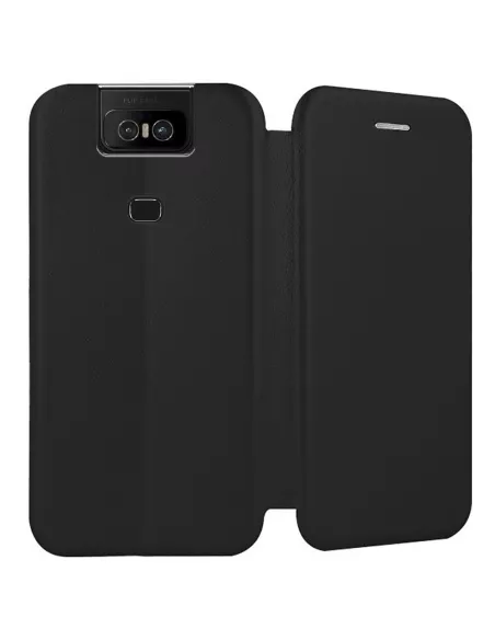 Zenfone 6 (ZS630KL) Etui folio cuir CLAM | Ibroz