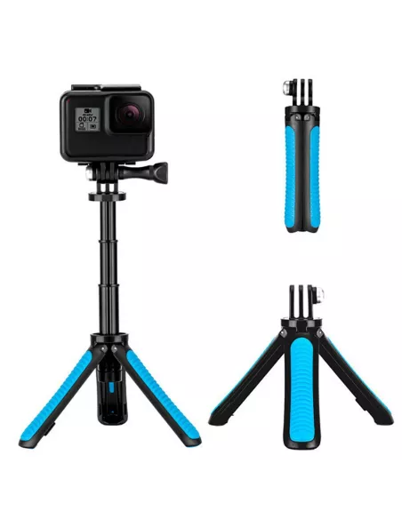 Mini Selfie Pole + Tripod for GoPro, Action Cam, Camera...