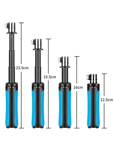 Mini Selfie Pole + Tripod for GoPro, Action Cam, Camera...