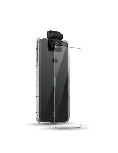 Zenfone 6 (ZS630KL) Pack Coque antichocs + Protection écran 9H | Ibroz