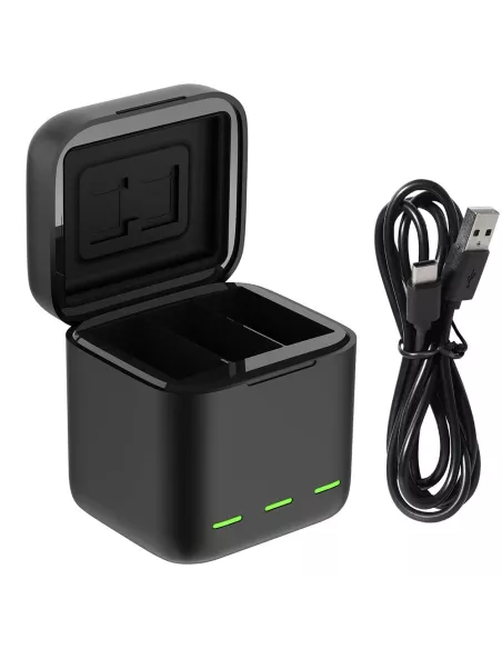 Boîtier chargeur 3 batteries pour GoPro Hero 9 et 10 | Ibroz