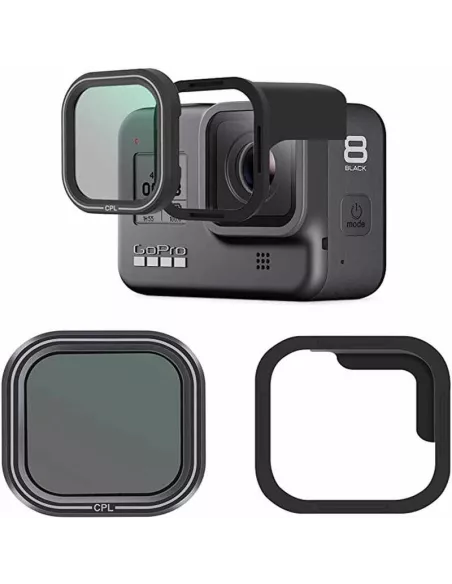 CPL Polarizing Filter with Magnetic Holder Gopro Hero 8 | Ibroz