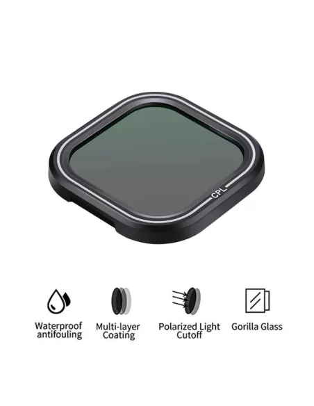 Filtre Polarisant CPL avec support Magnétique Gopro Hero 8 | Ibroz