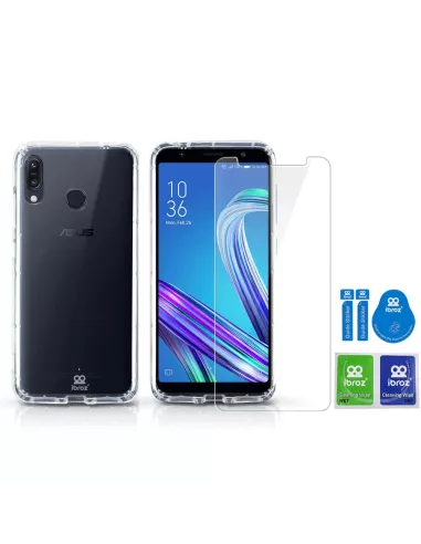 Zenfone Max Pro M1 (ZB601KL) Pack Shockproof Case + Scratch...