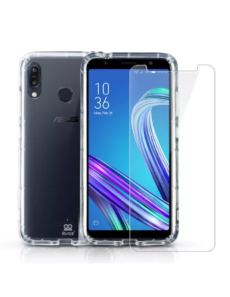 Zenfone Max Pro M1 (ZB601KL) Pack Shockproof Case + Scratch...