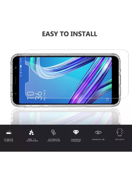 Zenfone Max Pro M1 (ZB601KL) Pack Coque antichocs + Protection écra...